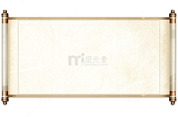 古风卷轴画卷古色生香