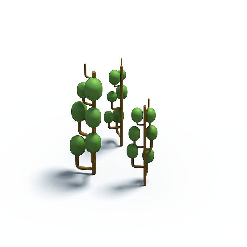 C4D植物树木3D立体模型