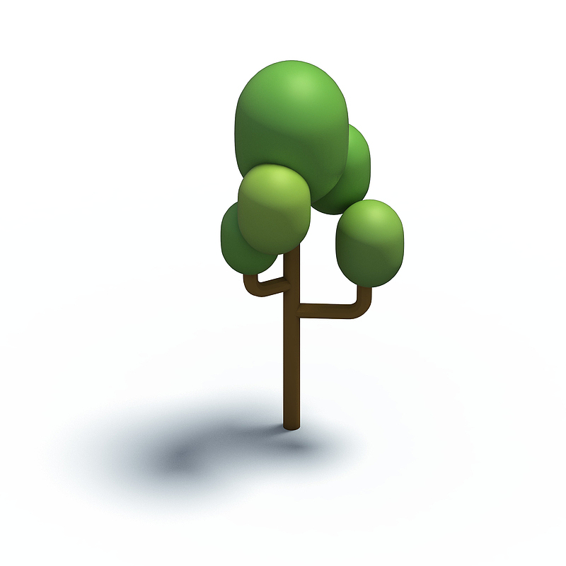 C4D树木植物模型