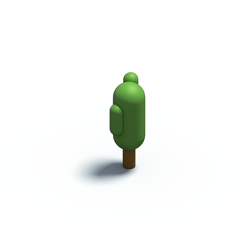 C4D树木与植物立体模型