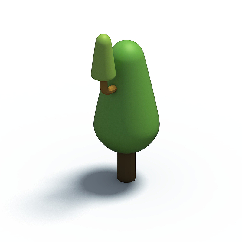 C4D树木植物3D立体模型