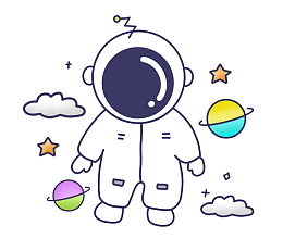 卡通宇航员装饰素材