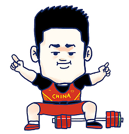 东京奥运会 可爱瞬间 冠军 举重