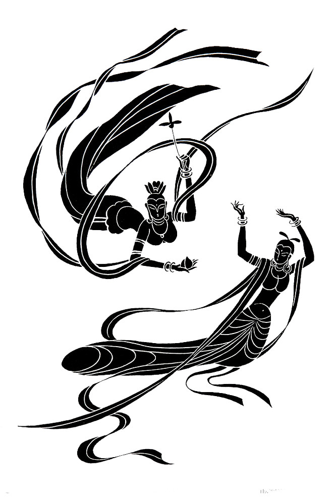 中国风，舞蹈，古风，人物