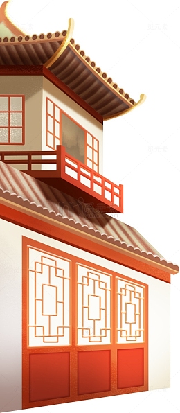 中国风，建筑，古楼，国潮