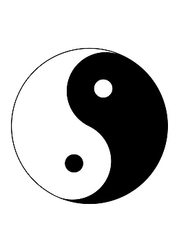 太极阴阳鱼图案