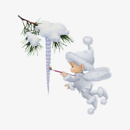 白色雪地精灵