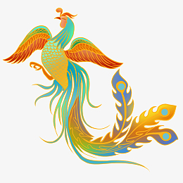 凤凰免扣元素