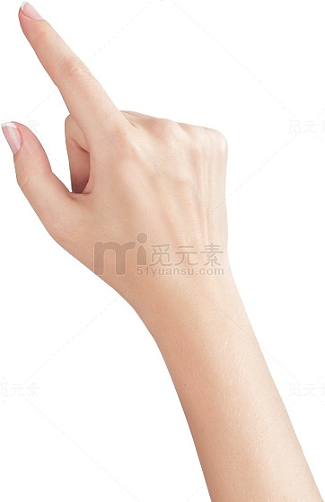 女性触屏手势手指