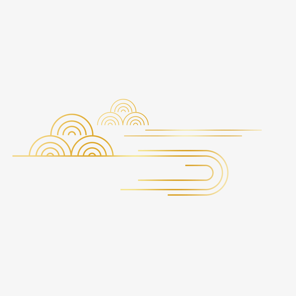 国潮中国风祥云图案装饰元素