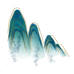 中国风山水山峰