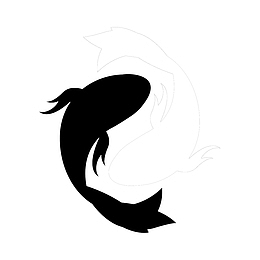 阴阳鱼图案元素