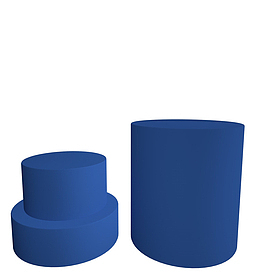 C4D电商几何图形舞台立柱