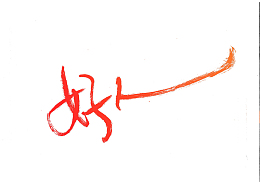 好人  手写 字迹