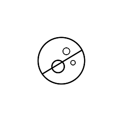 无荧光剂 化学分子图标