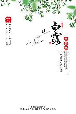 白露 24节气 秋天的节气 白露文字