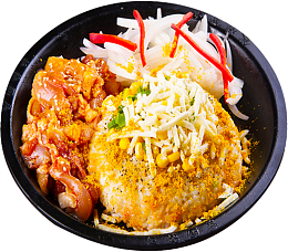 咖喱芝士鸡肉饭