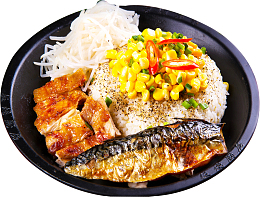 鲅鱼鸡排双拼