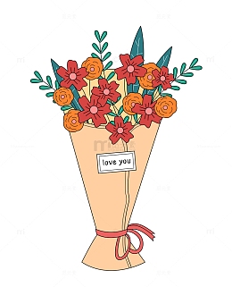 教师节爱你花朵一束花