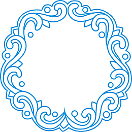 圆形中国风花纹