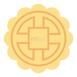 月饼创意中国风中秋灯笼节日元素设计
