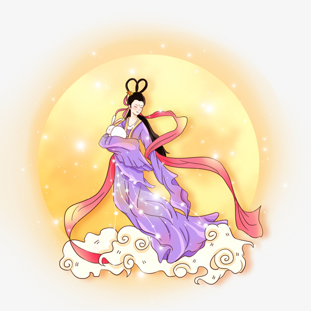 中秋嫦娥素材免费下载_觅元素