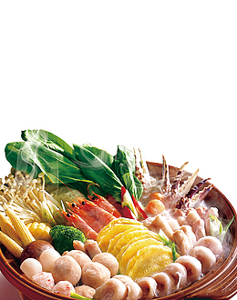 火锅食材素材砂锅