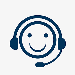 蓝色简约在线客服潮