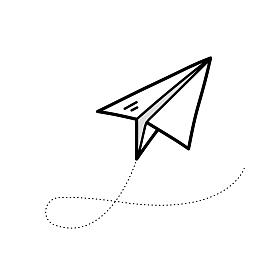 小清新装饰海报装饰纸飞机椒