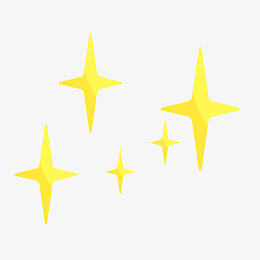 发光星星免扣元素颜
