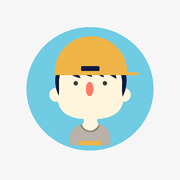 用户扁平人物头像png操