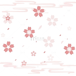 日式底纹花纹png盅