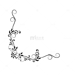 欧式边框边角花纹帜