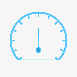 蓝色仪表盘卡通装饰