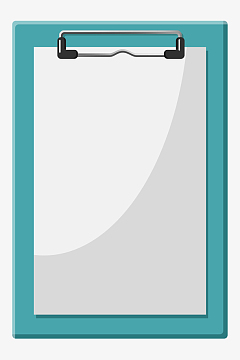 卡通办公文件夹插画