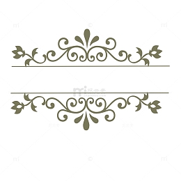 欧式花纹底纹矢量图