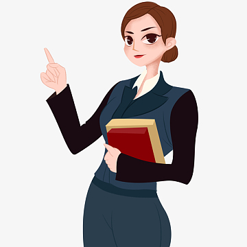 校园风格老师职业人物插画欠