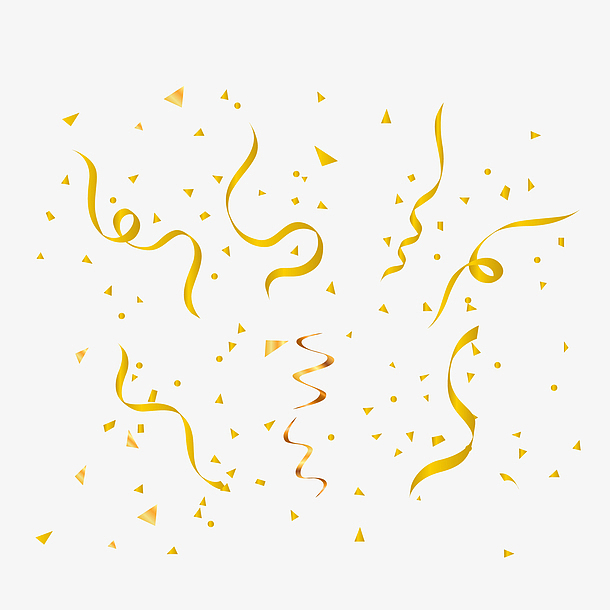 矢量手绘彩带窘