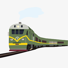 充满回忆的中国绿皮火车