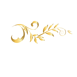 金色植物花纹