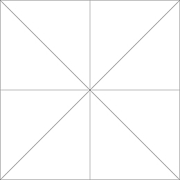 汉字米字型字框