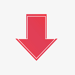 向下红色箭头价格标签