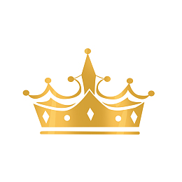 欧式金色菱形皇冠