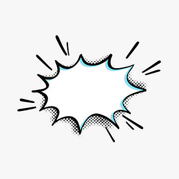 aipng可爱卡通漫画气泡爆炸线条文本边框标题标签(1000x1400)psdpng