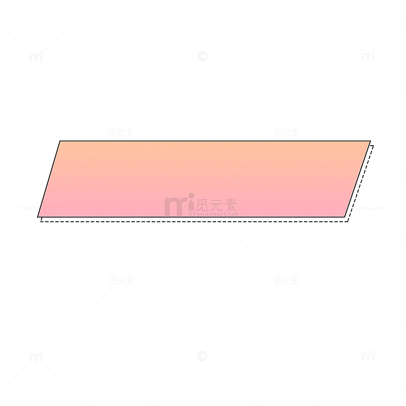 粉色标题框