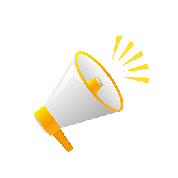 黄色通告促销喇叭
