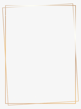 金色简约海报边框纪念册