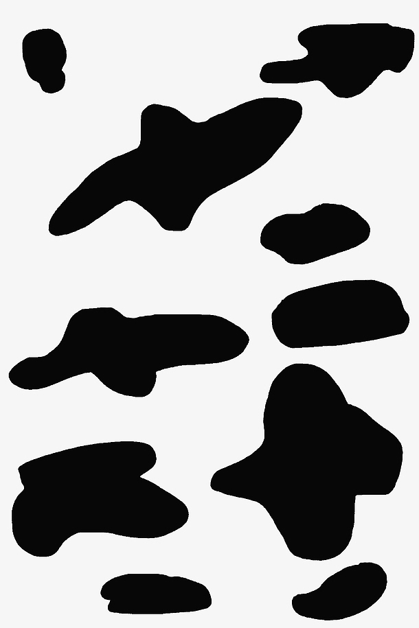 奶牛风格壁纸斑点
