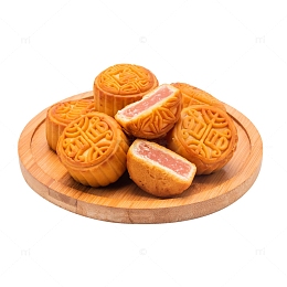 中秋节月饼点心元素