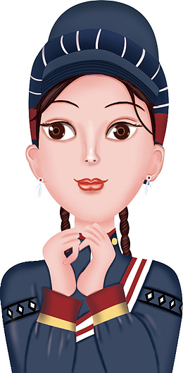 少数民族元素 彝族